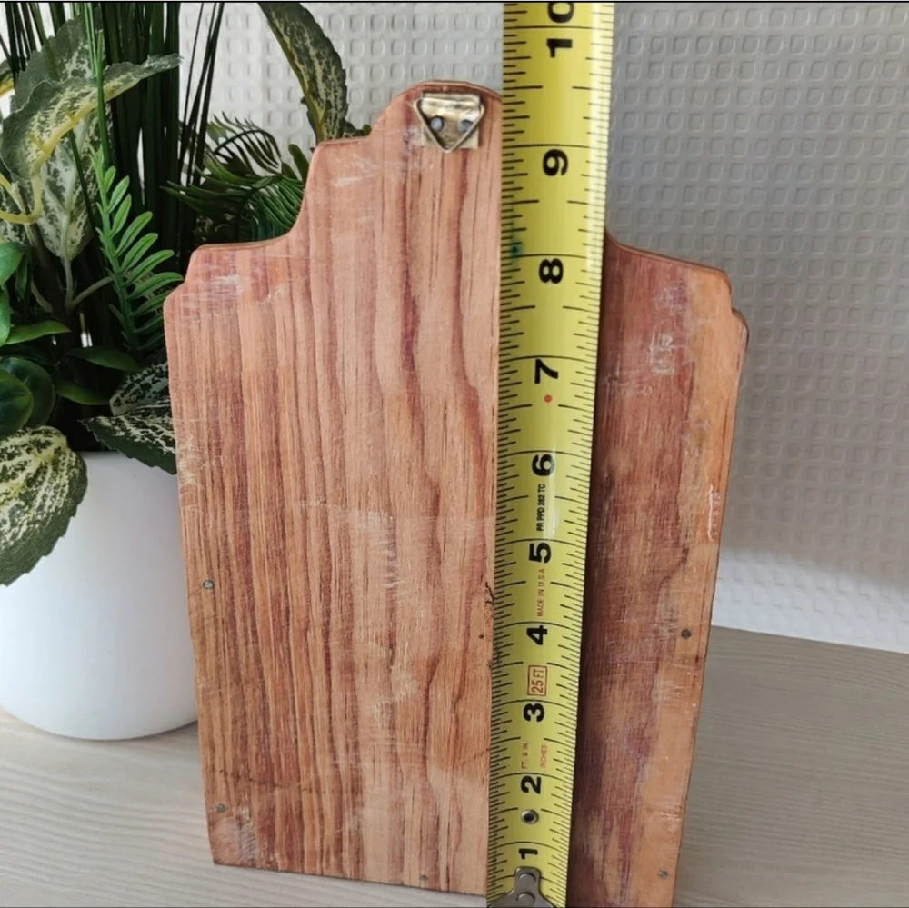 Wooden letter and key holder from El Salvador